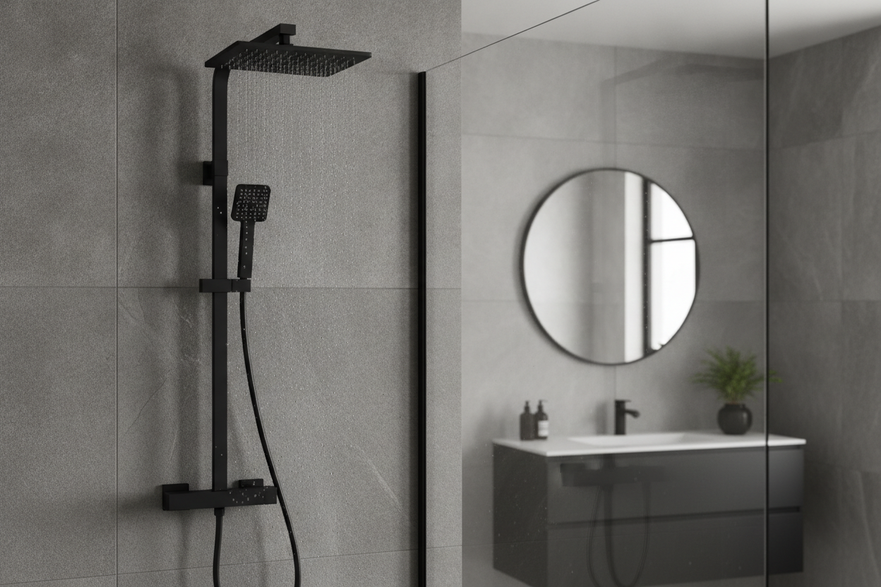 Elegant badeværelse: Derfor skal du vælge et Grohe brusesæt i sort